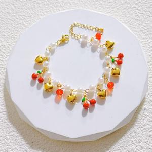 Stainless Steel Gold-plating Bracelet - KB206892-SXSJ