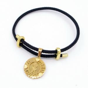 Stainless Steel Gold-plating Bracelet - KB206908-QY