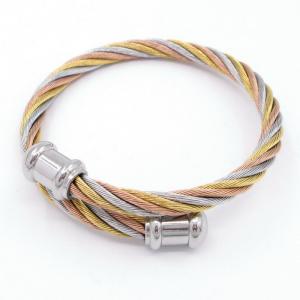 Stainless Steel Wire Bangle - KB206913-QY