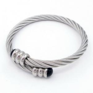 Stainless Steel Wire Bangle - KB206916-QY