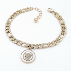 Stainless Steel Gold-plating Bracelet - KB206928-SH