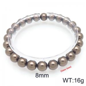 Ladies' Brown Shell Pearl Bracelet - KB207015-Z