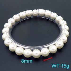 Ladies' White Shell Pearl Bracelet Gift - KB207025-Z