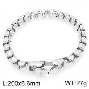 6.6mm Creative Neutral Stainless Steel Box Chain - KB207057-Z