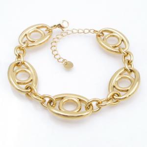 Stainless Steel Gold-plating Bracelet - KB207715-SP