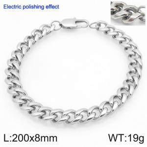 Stainless Steel Bracelet(Men) - KB207777-Z