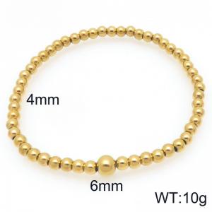 Stainless Steel Gold-plating Bracelet - KB207927-Z