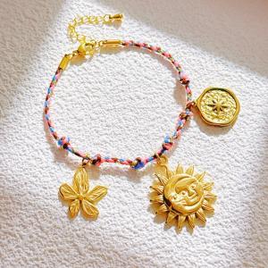 Stainless Steel Gold-plating Bracelet - KB207968-SXSJ