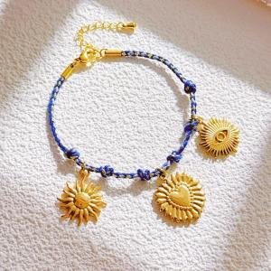 Stainless Steel Gold-plating Bracelet - KB207970-SXSJ