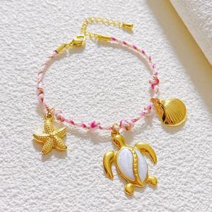 Stainless Steel Gold-plating Bracelet - KB207973-SXSJ