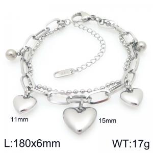 Stainless Steel Bracelet(women) - KB208009-Z