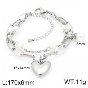 Stainless Steel Bracelet(women) - KB208011-Z