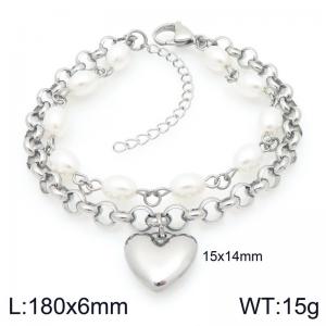 Stainless Steel Bracelet(women) - KB208013-Z