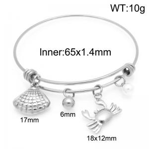 Stainless Steel Bangle - KB208491-Z