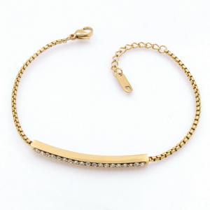 Stainless Steel Stone Bracelet - KB208544-HR