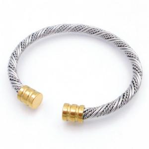 Stainless Steel Wire Bangle - KB208706-XY