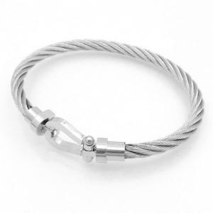 Stainless Steel Wire Bangle - KB208707-XY