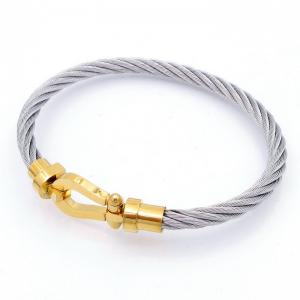 Stainless Steel Wire Bangle - KB208708-XY