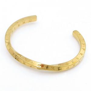 Stainless Steel Gold-plating Bangle - KB208713-YH