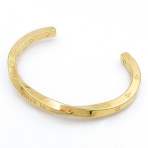 Stainless Steel Gold-plating Bangle - KB208715-YH