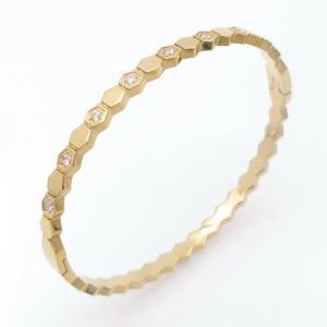 Stainless Steel Stone Bangle - KB208801-YH