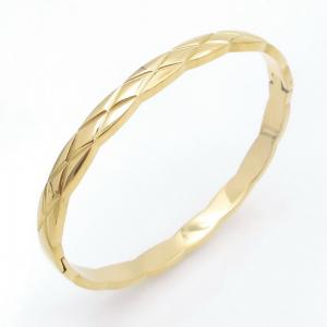 Stainless Steel Gold-plating Bangle - KB208803-YH