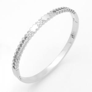 Stainless Steel Stone Bangle - KB208812-YH