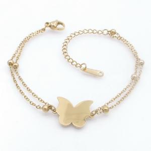 Stainless Steel Gold-plating Bracelet - KB208828-BJ