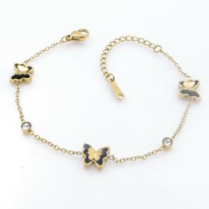 Stainless Steel Gold-plating Bracelet - KB208830-BJ