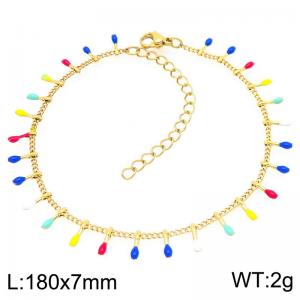 Stainless Steel Gold-plating Bracelet - KB209016-Z