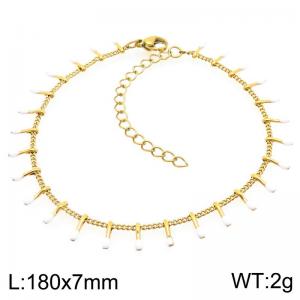 Stainless Steel Gold-plating Bracelet - KB209017-Z