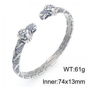Stainless Steel Bangle - KB209339-LU