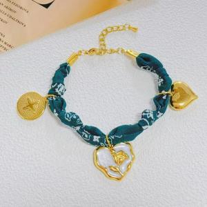 Stainless Steel Gold-plating Bracelet - KB210035-SXSJ