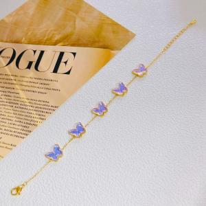 Stainless Steel Gold-plating Bracelet - KB210036-SXSJ