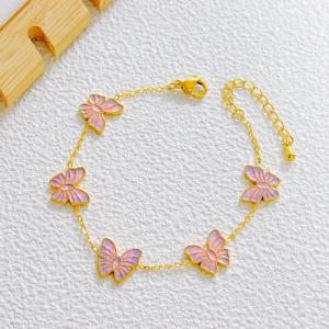Stainless Steel Gold-plating Bracelet - KB210041-SXSJ