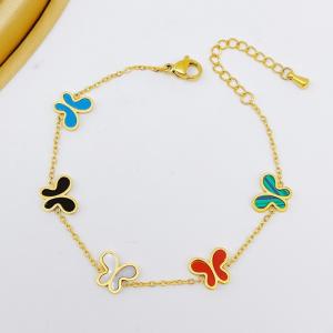 Stainless Steel Gold-plating Bracelet - KB210063-SXSJ