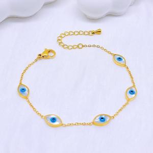 Stainless Steel Gold-plating Bracelet - KB210069-SXSJ