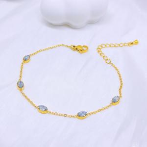 Stainless Steel Gold-plating Bracelet - KB210072-SXSJ