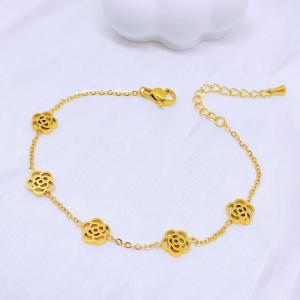 Stainless Steel Gold-plating Bracelet - KB210073-SXSJ