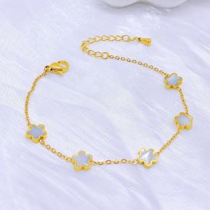Stainless Steel Gold-plating Bracelet - KB210079-SXSJ