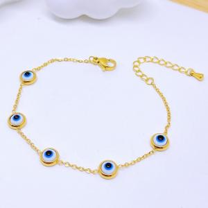 Stainless Steel Gold-plating Bracelet - KB210081-SXSJ