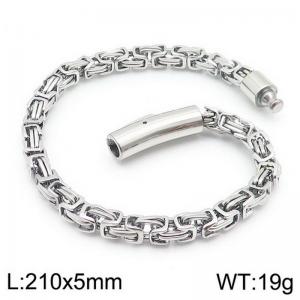 Stainless Steel Bracelet(Men) - KB210669-KGM