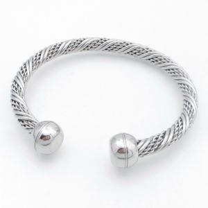 Stainless Steel Wire Bangle - KB210828-XY