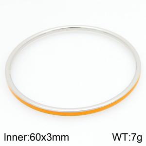 Stainless Steel Bangle - KB210848-GC