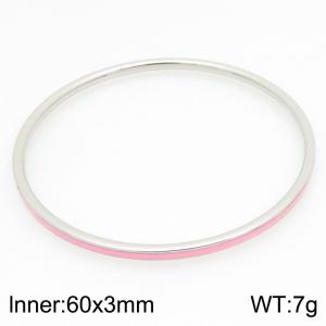 Stainless Steel Bangle - KB210852-GC