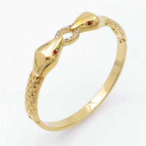Stainless Steel Gold-plating Bangle - KB211201-SP