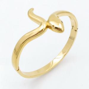 Stainless Steel Gold-plating Bangle - KB211206-SP