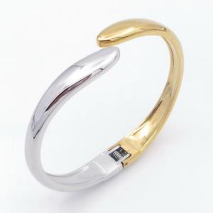 Stainless Steel Gold-plating Bangle - KB211207-SP