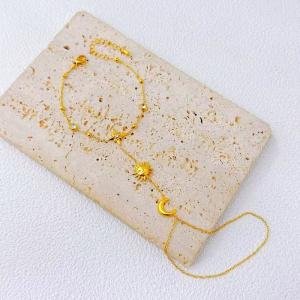 Stainless Steel Gold-plating Bracelet - KB211282-SXSJ