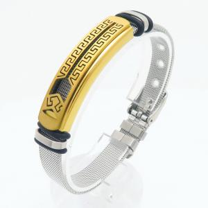 Stainless Steel Gold-plating Bracelet - KB211447-NJ